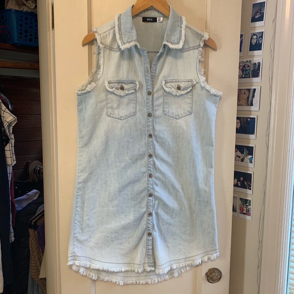 BDG Western Button Up Dress Size Medium